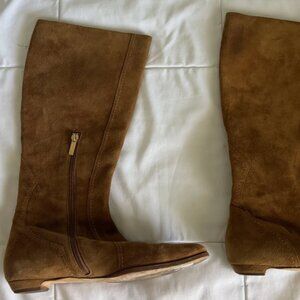 jimmy choo size 6.5 Thigh High Boots camel suede